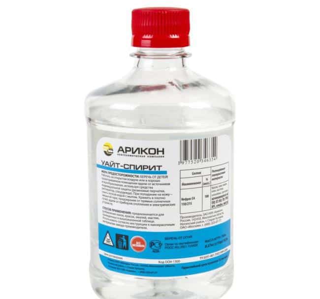 Уайт-спирит – аналог ацетону при очистке рук от силикона